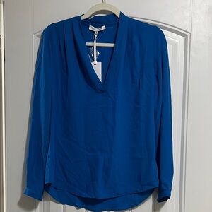 Rose & Olive Vibrant Blue Blouse